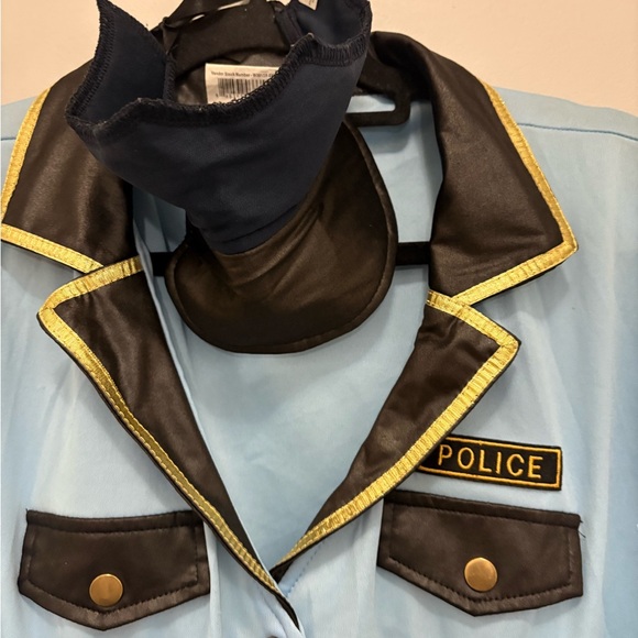 Women’s Halloween Police Officer Costume - Blue and Black - Picture 5 of 16